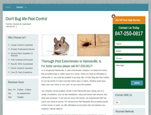 Tablet Screenshot of hainesvilleexterminators.com